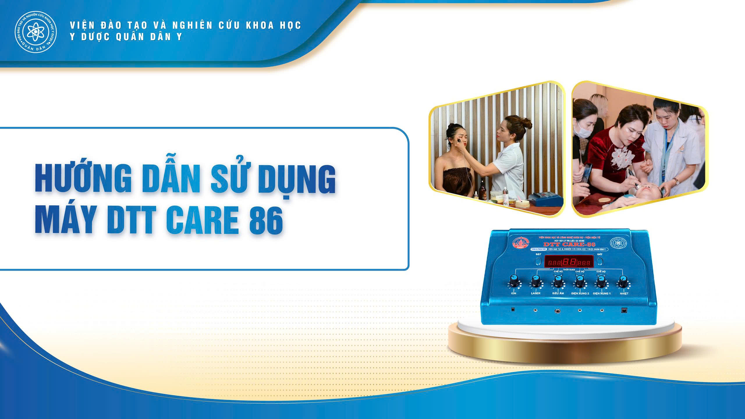 Hướng dẫn sử dụng máy DTT Care 86