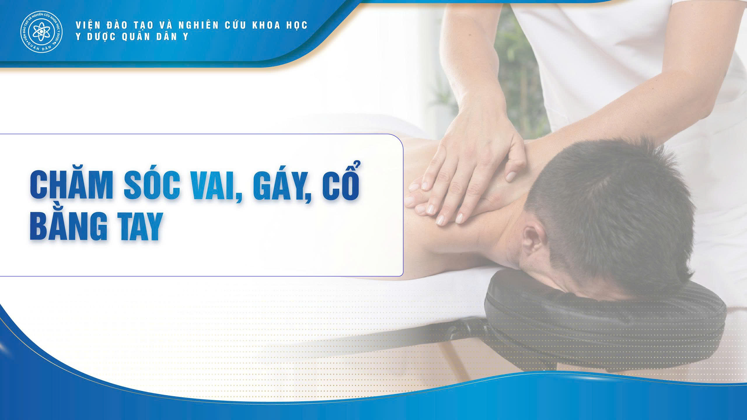 Chăm sóc vai, gáy, cổ bằng tay